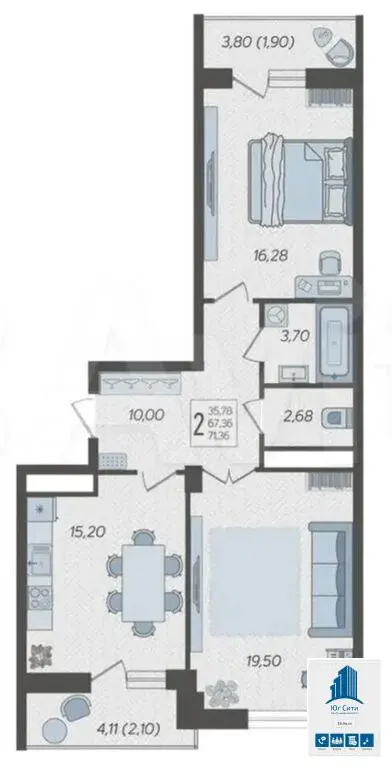 ЖК "AVrorA" Продаю 2к.кв. - Фото 2