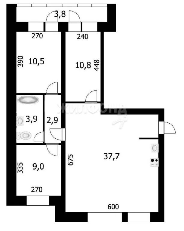 Продажа квартиры, Новосибирск, ул. Шатурская - Фото 12