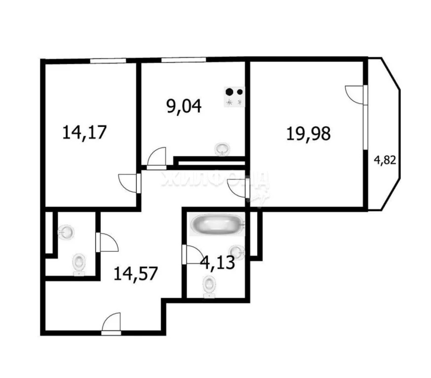 Продажа квартиры, Новосибирск, ул. Романова - Фото 26