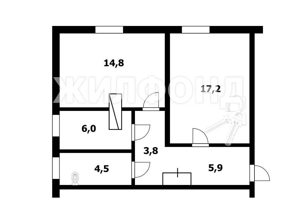 Продажа квартиры, Мошково, Мошковский район, ул. Железнодорожная - Фото 5