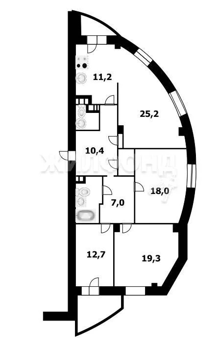 Продажа квартиры, Новосибирск, ул. Галущака - Фото 16