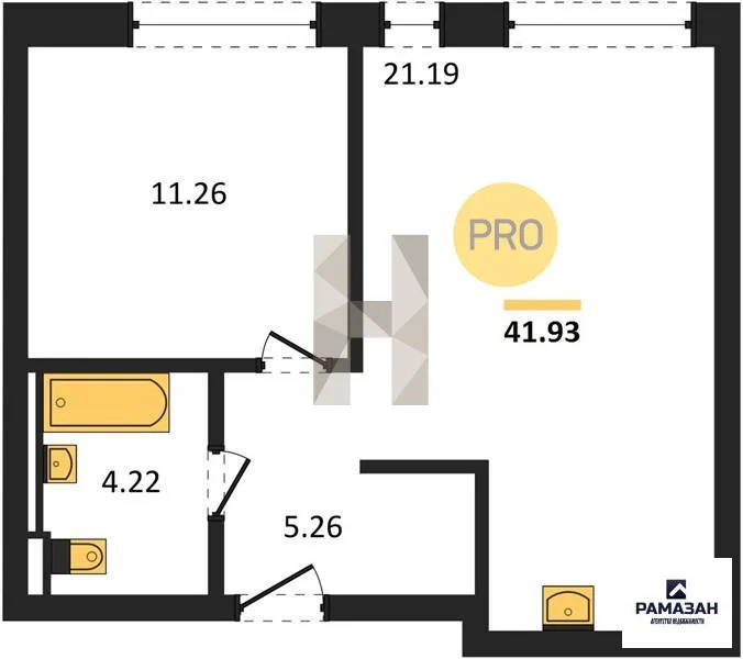 Продажа квартиры в новостройке, Казань, м. Козья слобода, ул. ... - Фото 1