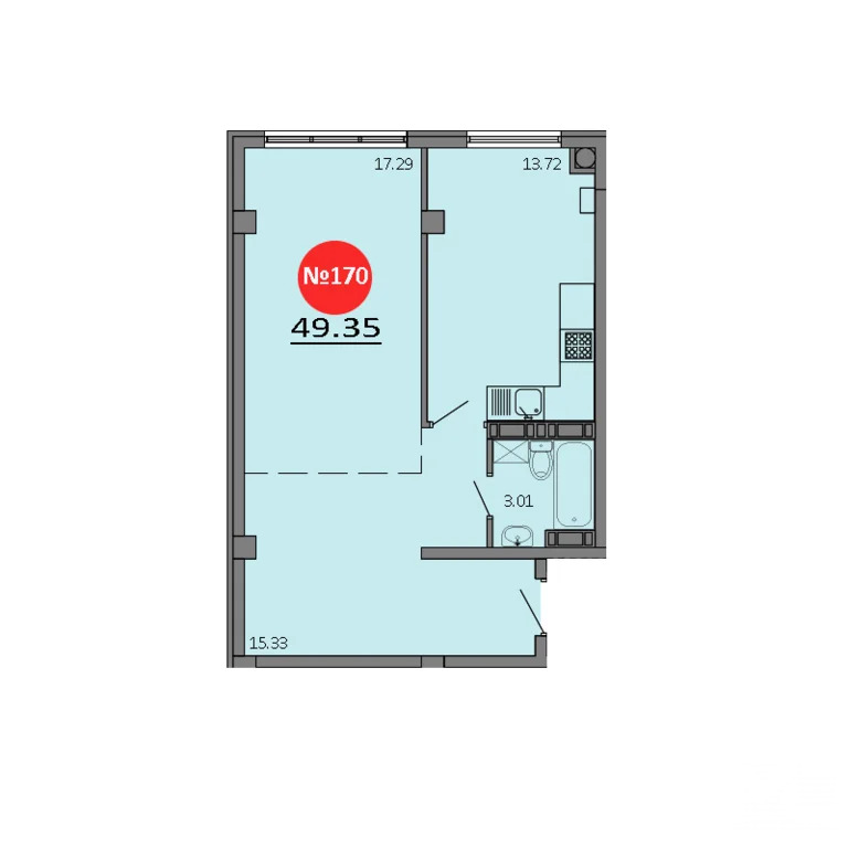 Продажа квартиры в новостройке, Белоглинка, Симферопольский район, ... - Фото 2