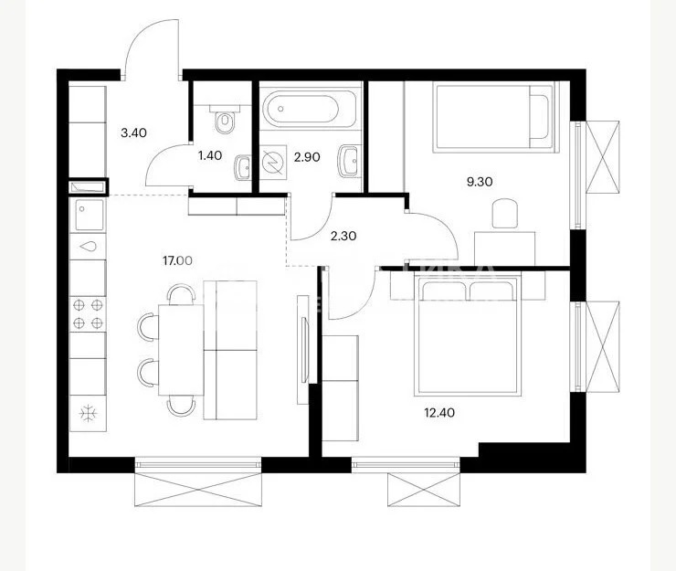 Продажа квартиры в новостройке, Котельники - Фото 3