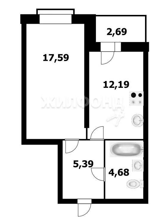 Продажа квартиры, Новосибирск, Серебряные Ключи - Фото 14