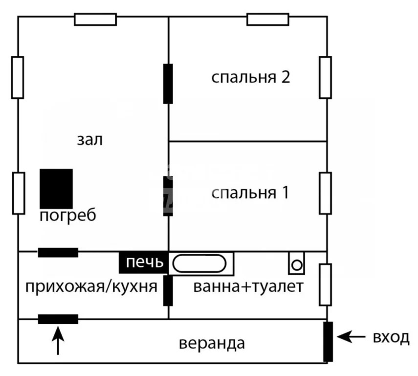 Продажа дома, Бурмистрово, Искитимский район, ул. Центральная - Фото 1