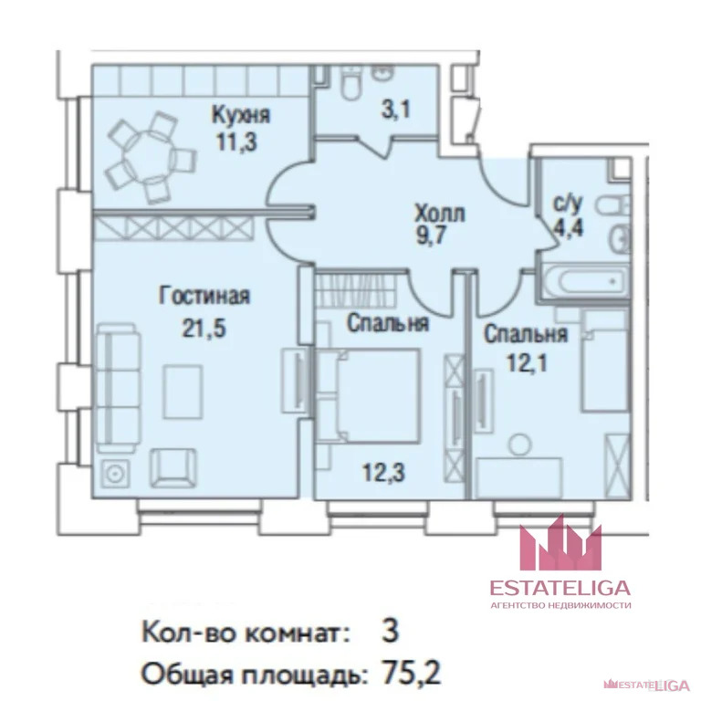 Продажа квартиры, Шелепихинская наб. - Фото 1