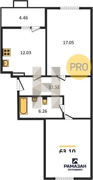 Продажа квартиры в новостройке, Казань, м. Горки, Назиба Жиганова ул. - Фото 1