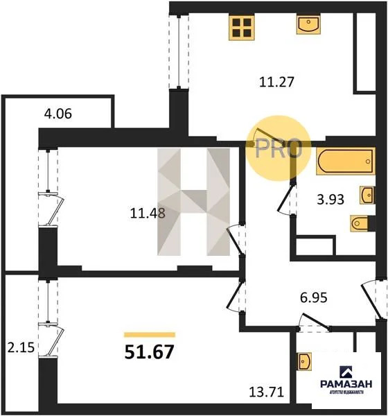 Продажа квартиры в новостройке, Казань, м. Горки, ул. Патриса Лумумбы - Фото 1