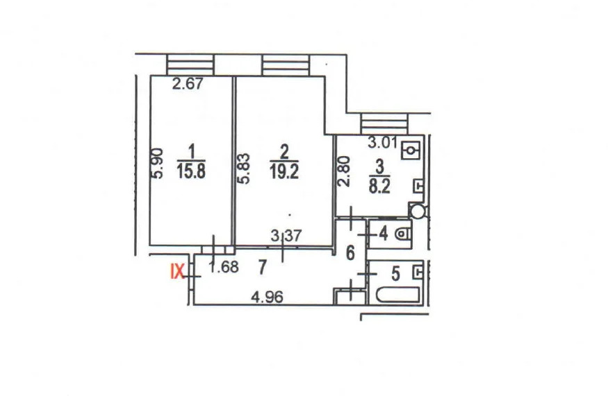 Продается помещение под офис, бизнес, аппартаменты, 58.5 м2 - Фото 3