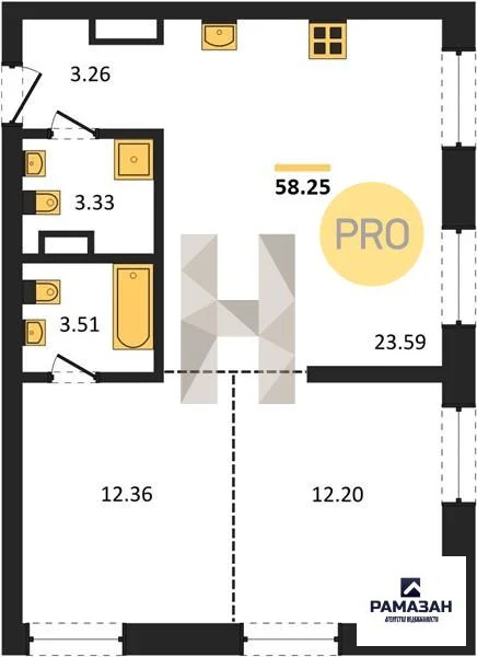 Продажа квартиры в новостройке, Казань, м. Авиастроительная, ул. ... - Фото 1