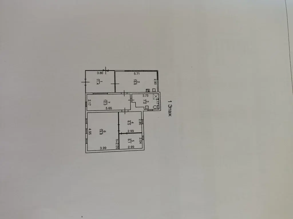 Продам дом 55, 4 м. с земельным участком 5 сот. в чеpтe гopoдa, oтмежо - Фото 6