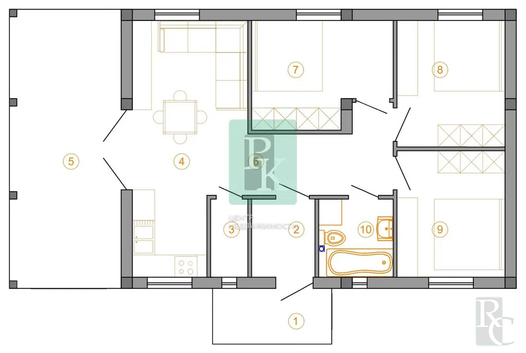 Продажа дома, Холмовка, Бахчисарайский район, ул. Парниковая - Фото 26