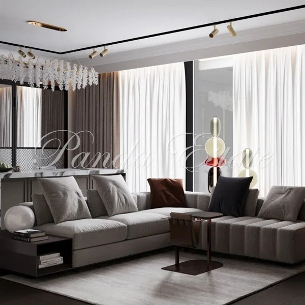 Новая квартира с 2 спальнями и кабинетом (ном. объекта: 9665) - Фото 3