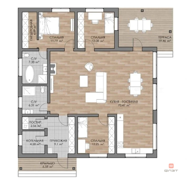 Продажа дома, Столбище, Лаишевский район, ул. Славная - Фото 13