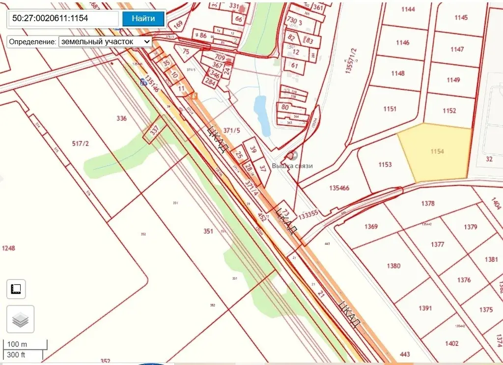 Промышленный участок 173,42 сот на бетонке А-107 в южном направлении - Фото 1