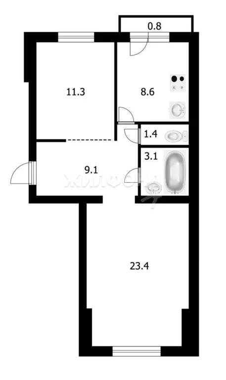 Продажа квартиры, Новосибирск, ул. Серебренниковская - Фото 20