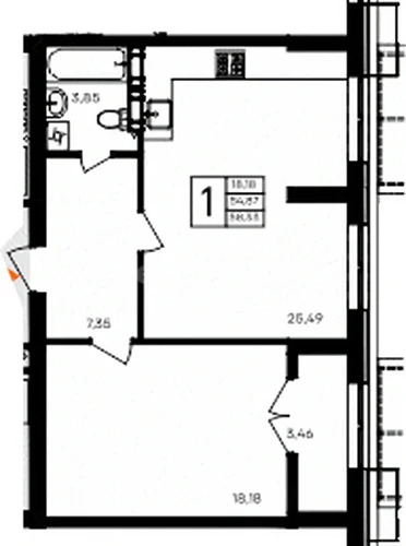 Продажа квартиры в новостройке, Севастополь, ул. Мате Залки - Фото 1