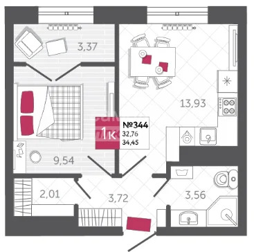 Продажа квартиры, Тула, Калужское ш. - Фото 15