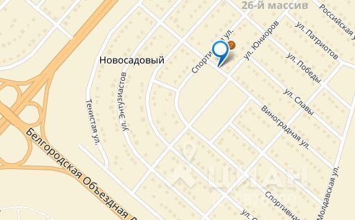 Новосадовый белгородский район карта