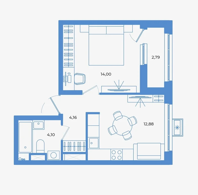 Продается квартира, 37.93 м - Фото 3