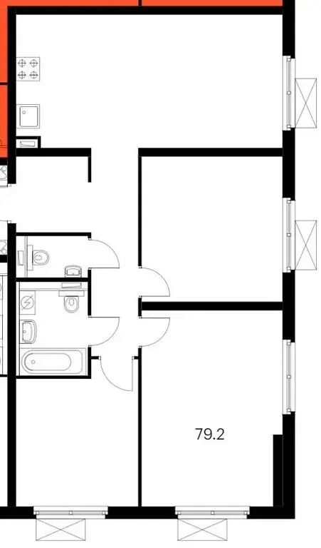 Продажа 3х к.кв. в ЖК Западный Порт - Фото 23