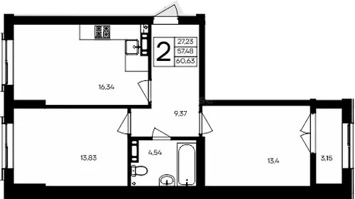 Продажа квартиры в новостройке, Севастополь, ул. Мате Залки - Фото 1