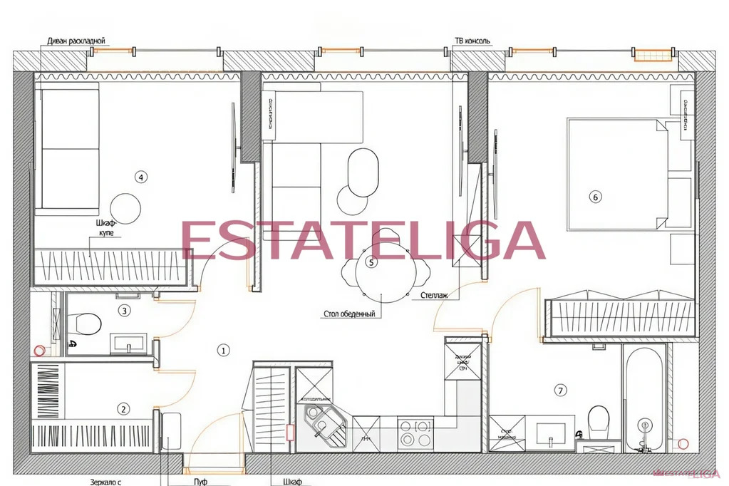 Аренда квартиры, м. Шелепиха, Шмитовский проезд - Фото 3