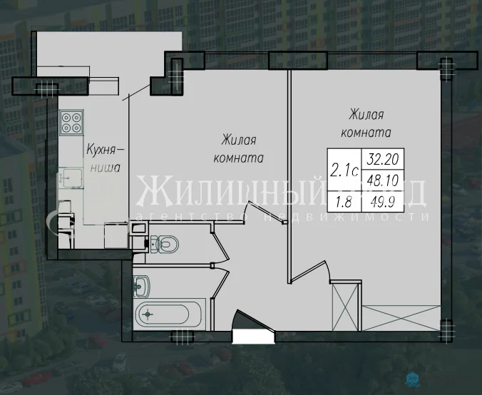 Продажа квартиры в новостройке, Курск, ул. Энгельса - Фото 0