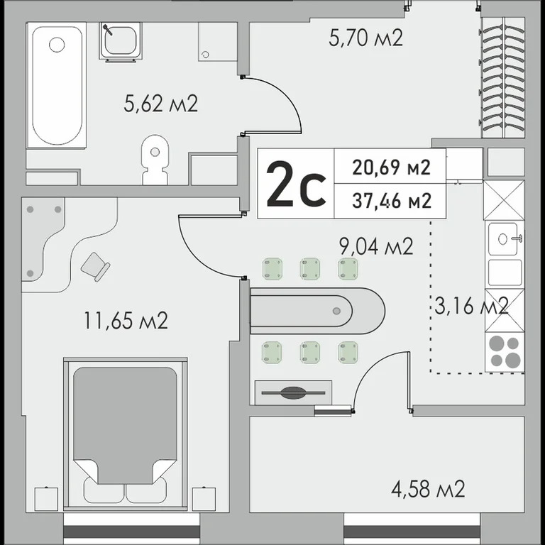 Продажа квартиры, Оренбург, ул. Яицкая - Фото 4
