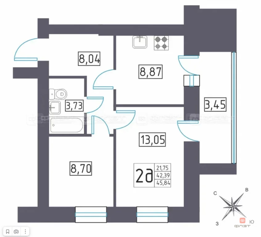 Продажа квартиры в новостройке, Высокая Гора, Высокогорский район, ул. ... - Фото 14