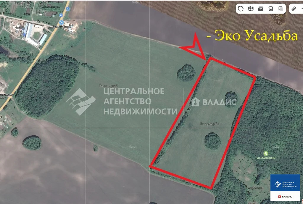 Продажа участка, Рыбновский район, коттеджный посёлок Эко-усадьба - Фото 0
