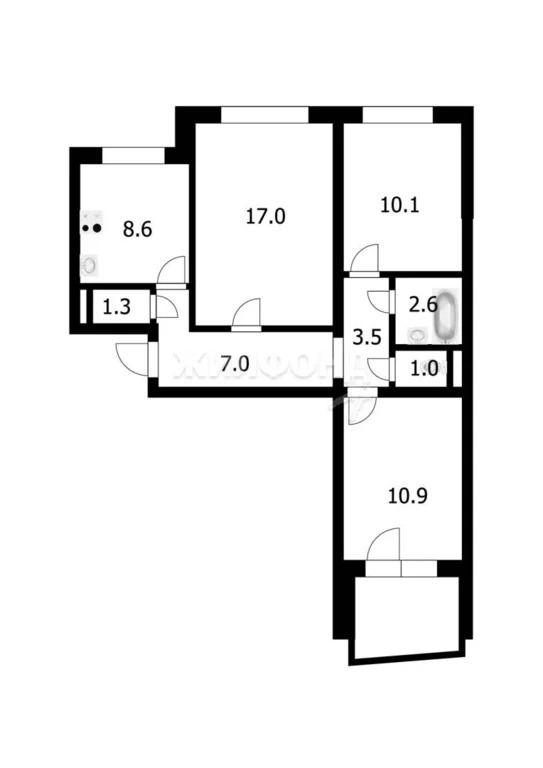 Продажа квартиры, Новосибирск, ул. Тюленина - Фото 12