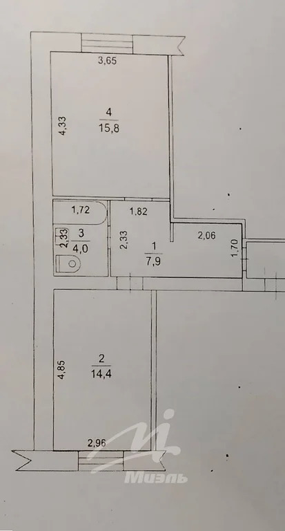 Продажа квартиры, Дмитров, Дмитровский район, Радости б-р. - Фото 31
