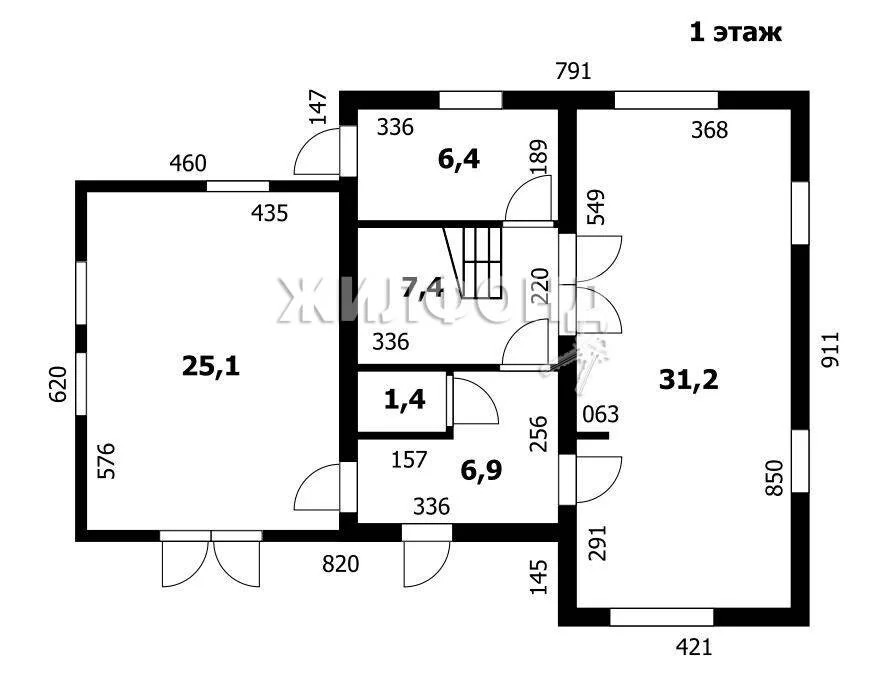 Продажа дома, Каменка, Новосибирский район, днт Чкаловские просторы - Фото 17