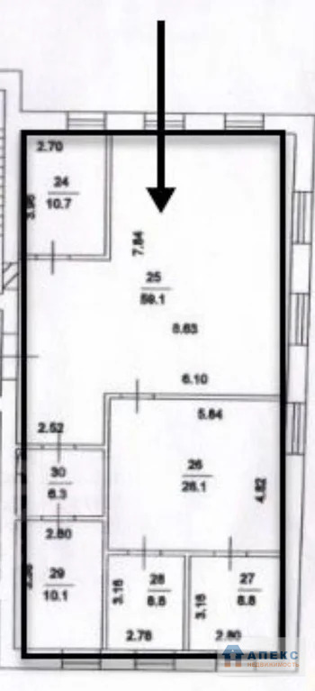 Аренда офиса 132 м2 м. Киевская в бизнес-центре класса С в ... - Фото 1