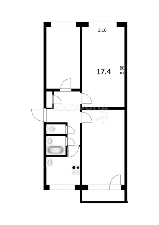 Продажа комнаты, Новосибирск, ул. Барьерная - Фото 5