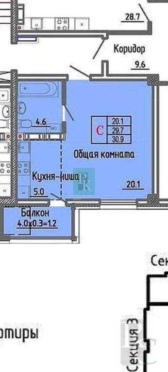 Продажа квартиры, Севастополь, ул. Токарева - Фото 14