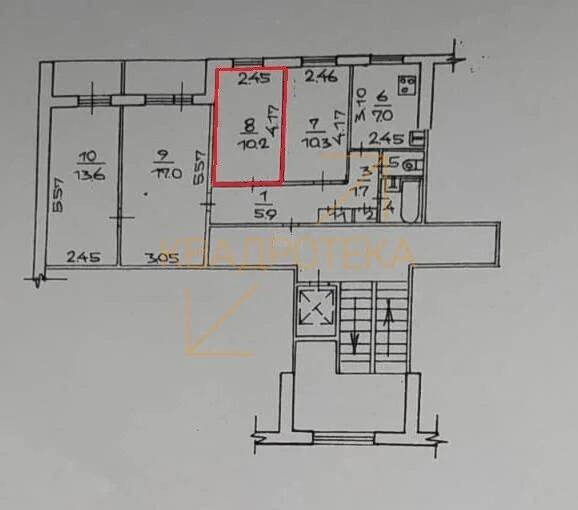 Продажа комнаты, Новосибирск, ул. Толбухина - Фото 8