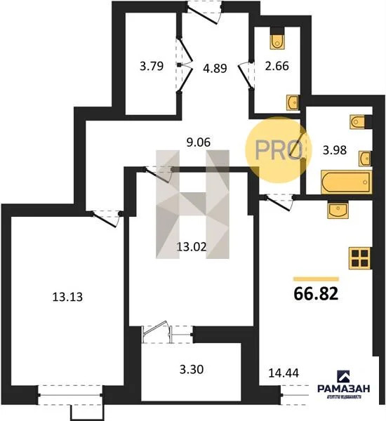 Продажа квартиры в новостройке, Казань, м. Яшьлек, Фатыха Амирхана ул. - Фото 1
