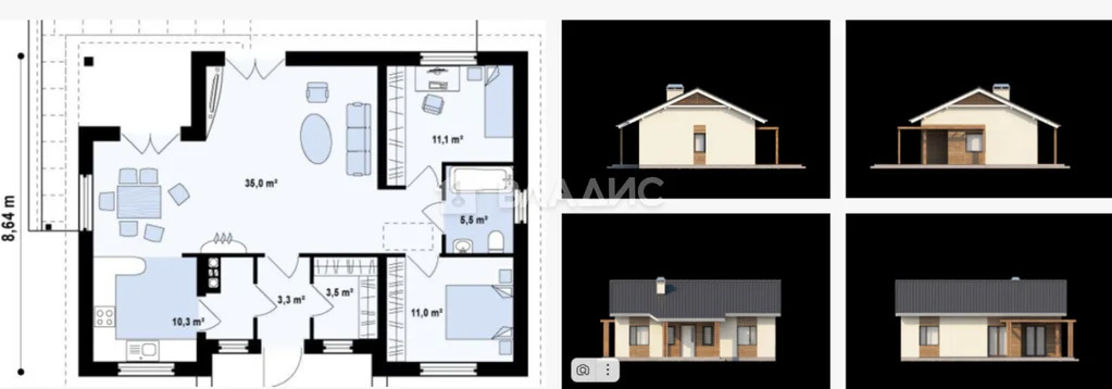 Суздальский район, село Новое,  земля на продажу - Фото 1