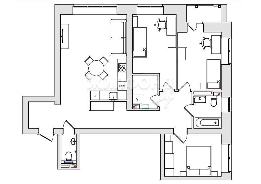 Продажа квартиры, Новосибирск, Красный пр-кт. - Фото 20