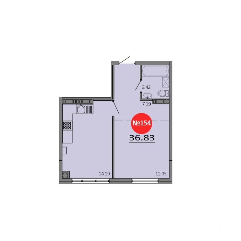 Продажа квартиры в новостройке, Белоглинка, Симферопольский район, ... - Фото 2