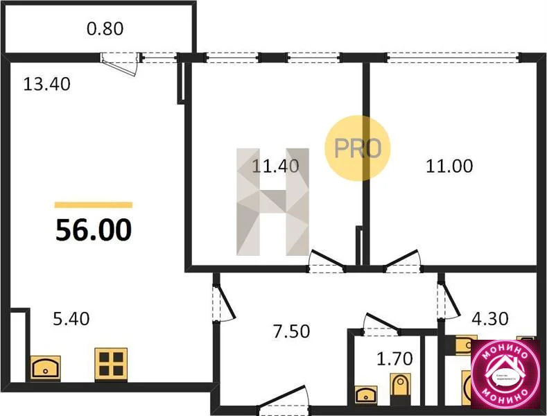 Продажа квартиры в новостройке, Коммунарка, Сосенское с. п., м. Улица ... - Фото 0