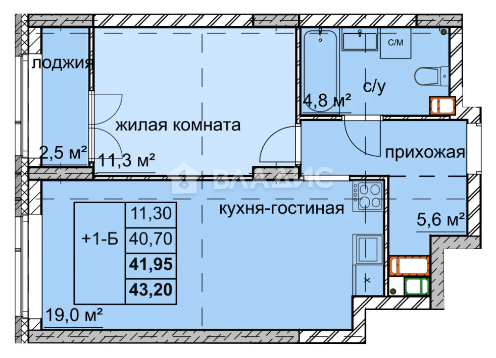 , городской округ Нижний Новгород, Нижний Новгород, микрорайон ... - Фото 0