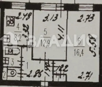 Санкт-Петербург, Звёздная улица, д.4, 2-комнатная квартира на продажу - Фото 9