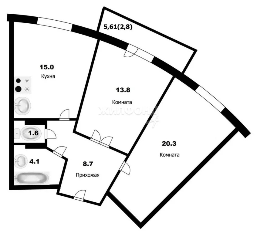 Продажа квартиры, Новосибирск, ул. Залесского - Фото 29