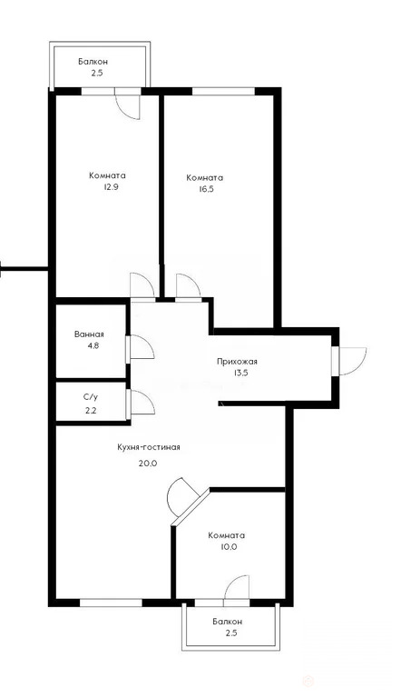 Продажа квартиры, Краснодар, Лиссабонская ул. - Фото 17