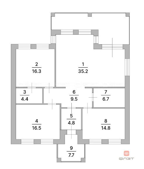 Продажа дома, Кощаково, Пестречинский район, ул. Додосова Ивана ... - Фото 12