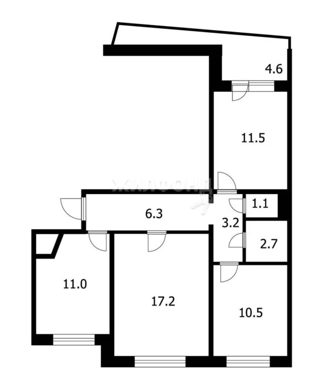 Продажа квартиры, Краснообск, Новосибирский район, 2-й микрорайон - Фото 10